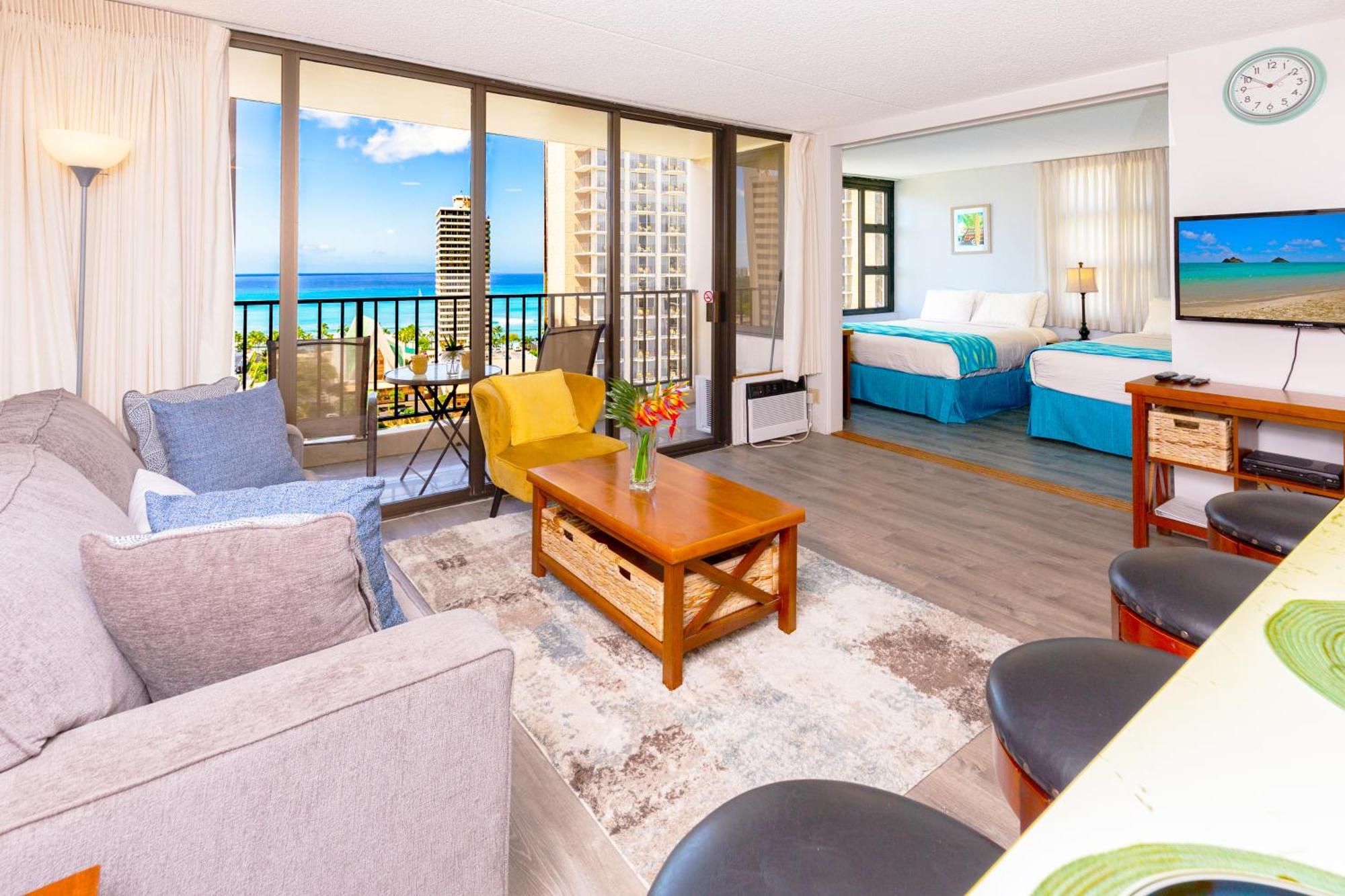Renovated Ocean View Suite, Near Beach, Free Parking Honolulu Exterior photo
